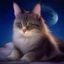 用户夜猫子的头像，深夜风格